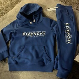 Royal blue Givenchy sweatsuit . Size 5 .
